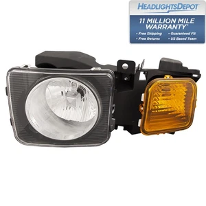 Headlight Left Driver Fits 2006-2009 Hummer H3/H3T - Picture 1 of 7