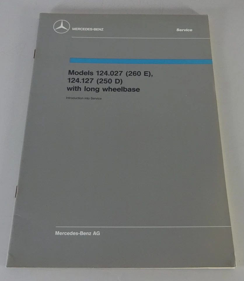 Workshop manual introduction Mercedes Benz W124 with long wheelbase from 1/1990 - Bild 1 von 2