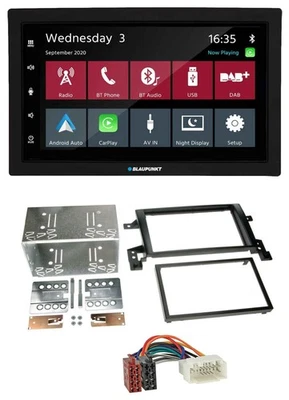 Blaupunkt DAB Bluetooth USB MP3 2DIN Autoradio für Suzuki Grand Vitara ab 2005 - Bild 1 von 4