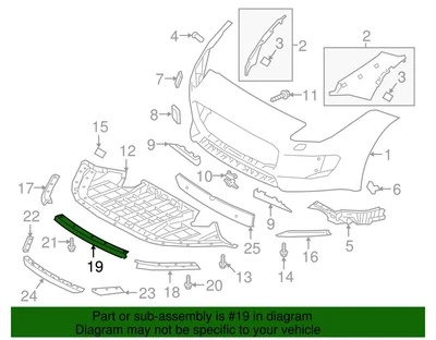Deflector original Jaguar F-Type 2018-2024 T2R23443 Foto 1 de 2