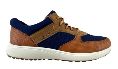 Туфли прогулочные мужские Traq By Alegria старые шерстяные умные желтовато-коричневые/синие кожа размер 39 ЕС - Изображение 1 из 4