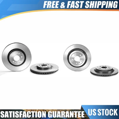 Rotor de freno delantero trasero Brembo 4 para Mercedes-Benz ML320 3,0 L Foto 1 de 4