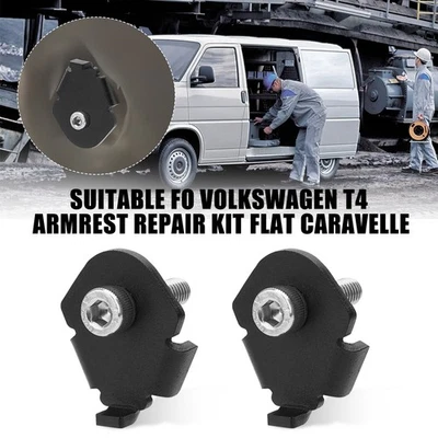 4pc Repair Set Seat Armrest For 1990-2003 Volkswagen VW T4 Pritsche/Caravelle - Image 1 of 4