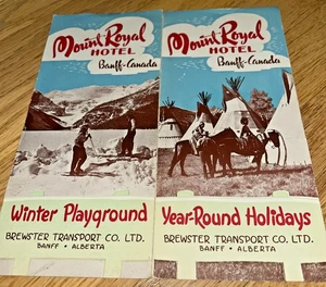 Vintage 1950s MOUNT ROYAL HOTEL, Banff Canada Brochure - Picture 1 of 9