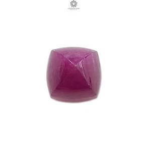 12.70cts Natural Purple Ruby Gemstone Cabochon Sugarloaf Shape 11mm 1pc - Picture 1 of 4