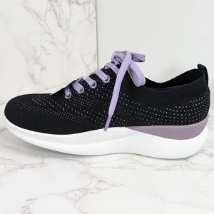 moshn Leap Orthotic Walking Athletic Shoe Black/Nirvana Size 7.5 NEW IN BOX $170 - Picture 1 of 11