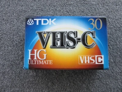 NUEVO TDK VHS-C HG Ultimate 30 Minutos Videocámara Video Cassette Cinta Foto 1 de 4