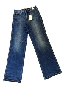NWT Judy Blue High Waist Straight Fit Dark Wash Denim Jeans Size 13/31 - Picture 1 of 7
