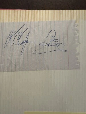 Larry Bird Boston Celtics and Coach Ex Player K.C. Jones autograph 84 LAX Airpor - Image 1 of 2