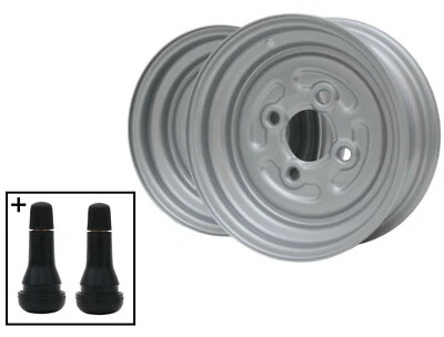 2x Mefro Pkw Anhänger Felgen Anhängerfelge 3.50 x 10 Zoll ET 0 LK 4x100 440 kg - Bild 1 von 4