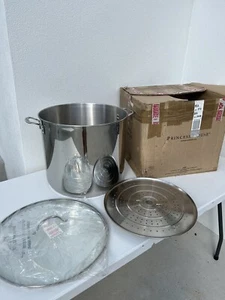 PRINCESS House Classic 50-Qt. Stockpot w/Steaming Rack 6100 NEW - Picture 1 of 7