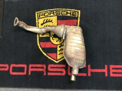 Conjunto silenciador pasajero derecho Porsche Cayman Boxster fabricante de equipos originales 98711312101 Foto 1 de 4