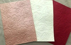5 frentes de tarjetas en relieve Anna Griffin rosa cachemira 🙂 - Imagen 1 de 19