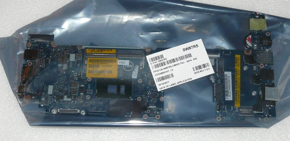 Nuevo Genuino DELL LATITUDE 7280 Placa Base Intel i5 6200U 2.8GHZ W87R5 LA-E122P - Imagen 1 de 1