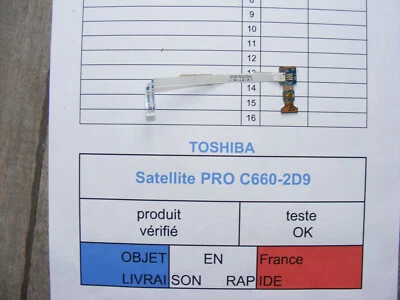 Platine POWER / démarrage pour TOSHIBA Satellite PRO C660-2D9 - Photo 1/2