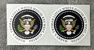 Harry S. Truman Little White House Key, West, FL Stickers - FREE SHIPPING - Picture 1 of 2