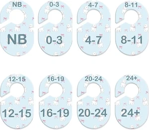 Baby Schrank Trennwände, Baby Schrank Organizer für Neugeborene bis 24 Monate Kleidung - Bild 1 von 7
