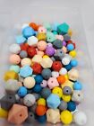 205pc Silicone Bead Mix includes 12mm 15mm rounds 14mm 17mm hexagon