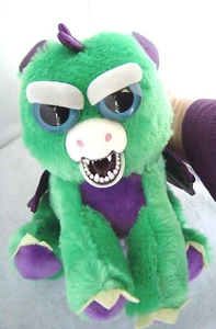 Feisty Pets Ferdinand Flamefart Green Dragon Plush Stuffed Animal - Picture 1 of 8