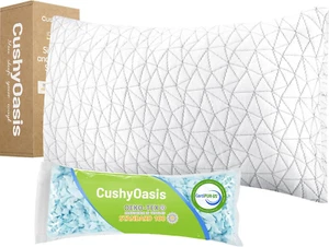 Geschredderte Memory Foam Kissen, Bettkissen zum Schlafen, Queen Size Kissen, Cool - Bild 1 von 7