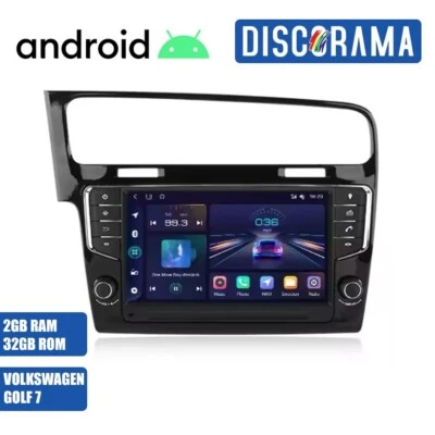 AUTORADIO ANDROID VOLKSWAGEN GOLF 7 2013-2017 STEREO AUTO WIFI NAVIGATORE BT - Immagine 1 di 4