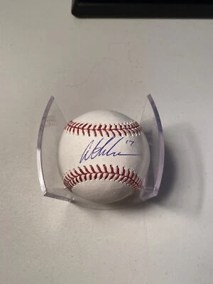 Entrenamiento de Primavera 2018 autografiado por Austin Meadows ROMLB Detroit Tigers Rays Foto 1 de 2