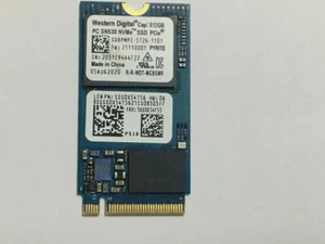 WD PC SN530 SDBPMPZ-512G-1101 512GB M.2 2242 NVMe PCIe Genuine Lenovo 5SS0X5415 - Afbeelding 1 van 7