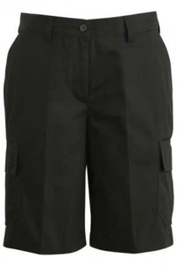 Edwards Women's Style 8468 Black Utility Cargo Chino Shorts Size 2 - Picture 1 of 1
