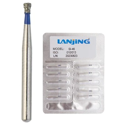Dental Diamond Burs FG Single Inverted Cone SI-46 Standard For High Speed - Image 1 of 4