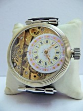 RARE HEBDOMAS VISIBLE BALANCE 8 JOURS HI-GRADE POCKET WATCH MVT. NO RESERVED!