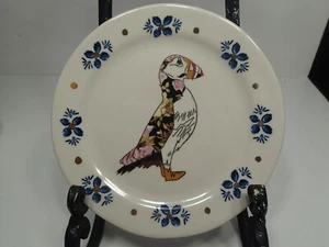 Anthropologie Lee Page Hanson 7" Plate In great condition Puffin Rare! - Picture 1 of 2