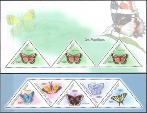GUINEA - 2011 MNH "Insectos - MARIPOSAS" ¡Dos hojas de recuerdo!! - Imagen 1 de 1