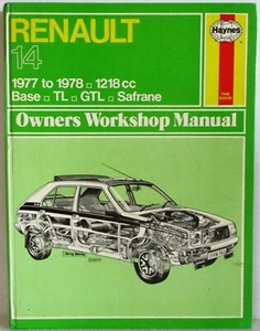 Haynes - Renault 14/1977-1978 Todo Modelos/Propietario Manual de Taller Usado - - Imagen 1 de 7