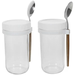 2pcs Overnight Oat Jars Oats Container Jars Overnight Oat - Picture 1 of 17