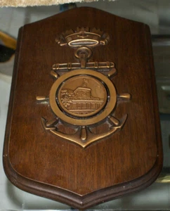 STORICO CREST ARALDICO DELL'ACCADEMIA NAVALE DI LIVORNO - Foto 1 di 2