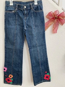 Gymboree girls winter/Spring Stone washed boot cut Jeans size 12 fast shipping - Picture 1 of 8