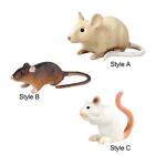 Realistic Mouse Model Collectibles Simulation Mice Toy Fake Rat for Preschool