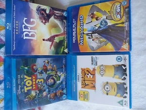 Bfg+toy story 3+megamind+despicable Me 2 -All Blu-ray film's new - Picture 1 of 1