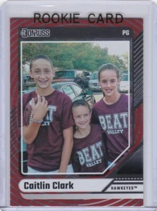 CAITLIN CLARK ROOKIE CARD 2024 WNBA Iowa Hawkeyes Fever RARE FOIL VERSION $$ RC! - Picture 1 of 2