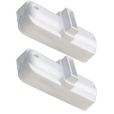 2x Plastic Garden Fence Base Brackets for Privacy Screen Panel Feet-QP