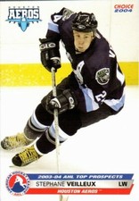 Stephane Veilleux 2003-04 AHL Top Prospects Houston Aeros