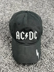 Y2K ACDC Back In Black Hat Cap 2008 Rock Band Anoma One Size Fits Most - Imagen 1 de 7