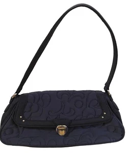 Vera Bradley Navy Blue Quilted Shoulder Handbag Purse Excellent Condition - Picture 1 of 9