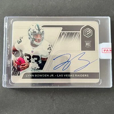 2020 Panini Elements Steel Rookie Signatures Auto Lynn Bowden Jr /199 Raiders - Image 1 of 2