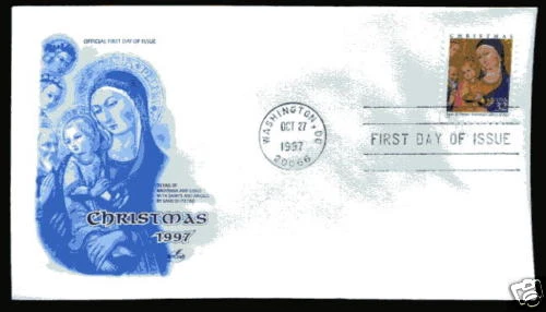 3176 Christmas 1997, Madonna, Artcraft, FDC - Image 1 of 1