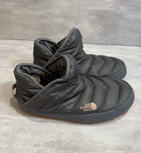 The North Face Thermoball Traction Bootie grau gefütterte Hausschuhe Schuhe Damen 7 - Bild 1 von 8