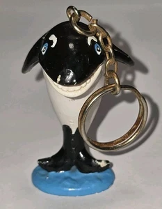 1987 Sea World Killerwal Orca Shamu auf Blauwasserbasis - Bild 1 von 6