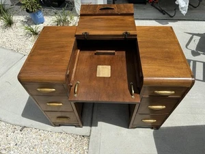 Antique Typewriter Desk Hideaway Typewriter Slide For Standard And Portable - Picture 1 of 11