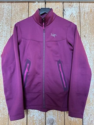 ARCTERYX  ARENITE Jacket Stretch Fleece Logo Full Zip Pink  Womens M - Image 1 of 4