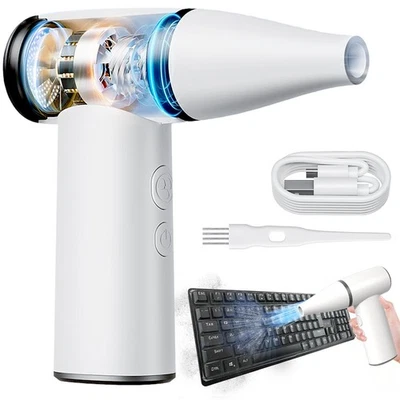 180000 RPM Elektrische Staubgebläse Druckluftspray PC Reinigung Air Duster - Bild 1 von 4